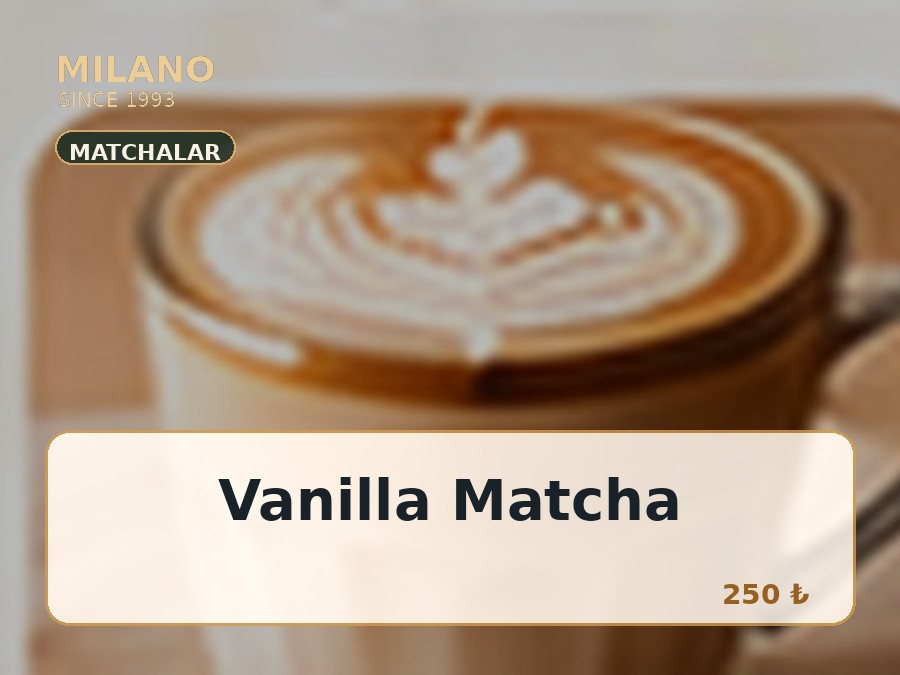 Vanilla Matcha