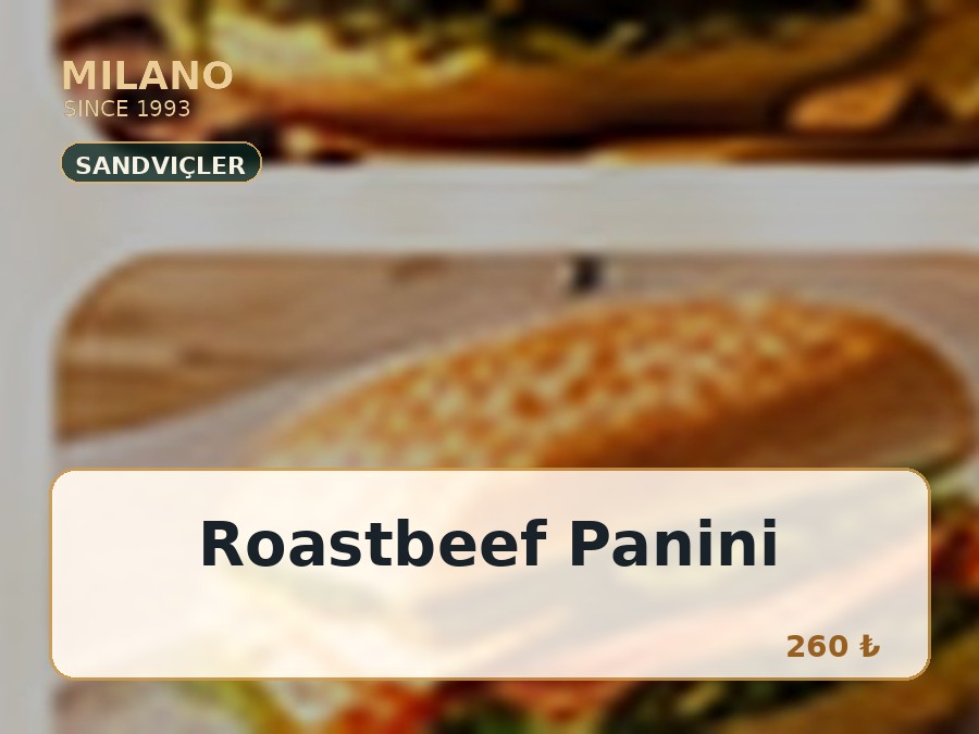 Roastbeef Panini
